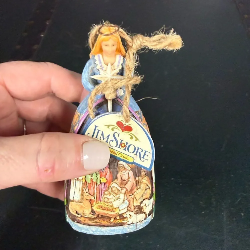 JIm Shore Angel Star Shall Guide Figurine Heartwood Ornament Christmas No Wing